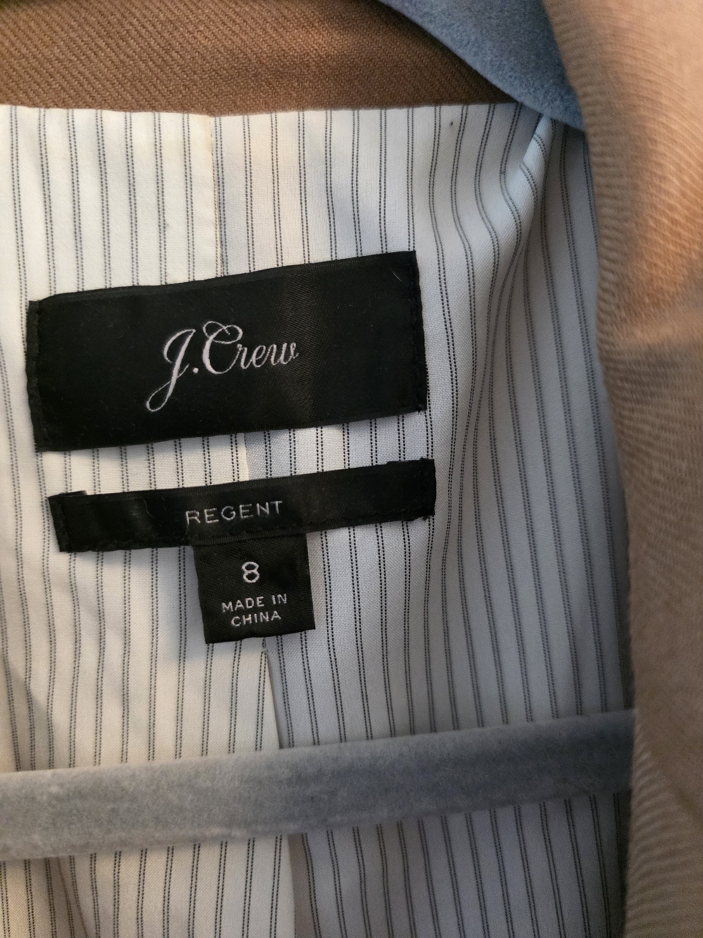 J. Crew Womens Camel Regent Blazer - Picture 3 of 5